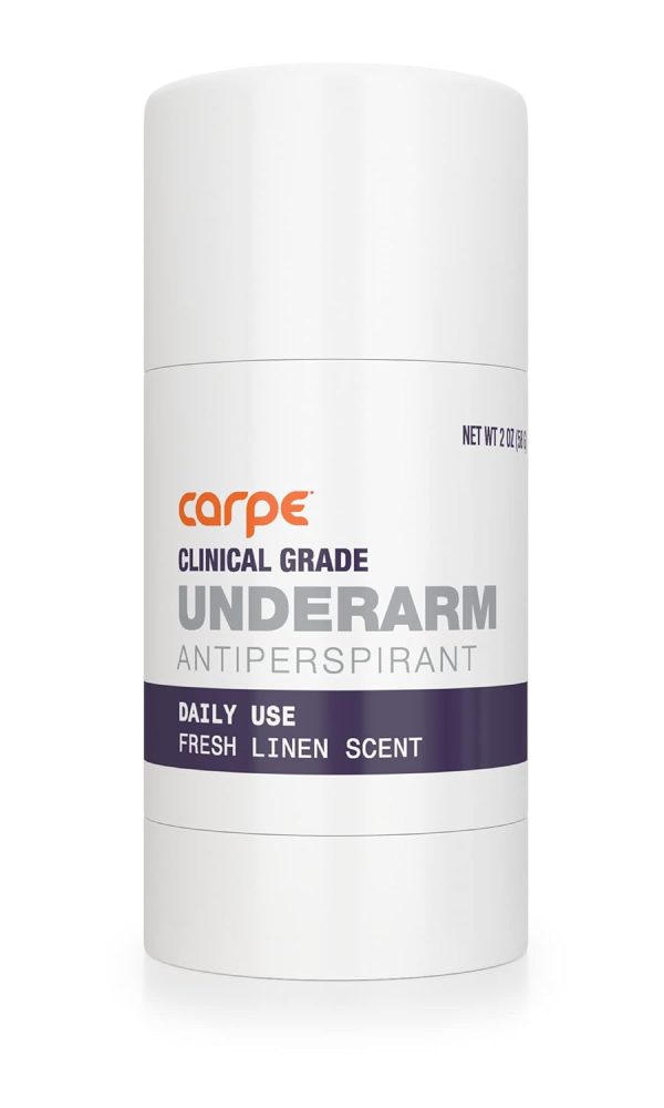 Carpe Clinical Strength Antiperspirant & Deodorant Stick.