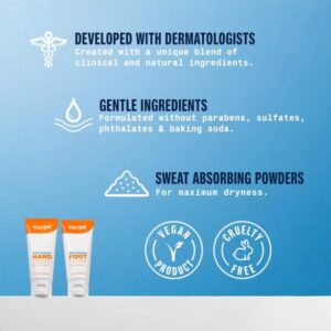 Carpe Sweat Absorbing Hannd and Foot Lotion Bundle.