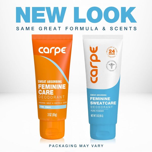 Carpe Feminine Sweatcare Intimate Deodorant – pH Balanced. 2