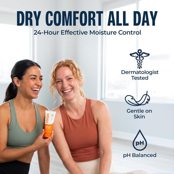 Carpe Sweat Absorbing Breast – Helps Keep Your Breasts and Skin Folds Dry