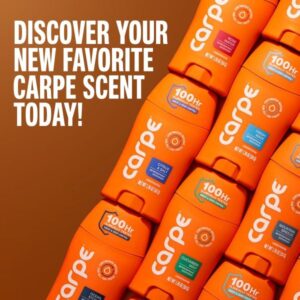 Carpe Deodorant for Women. Coconut Vanilla & Fresh Powder – 2 Pack